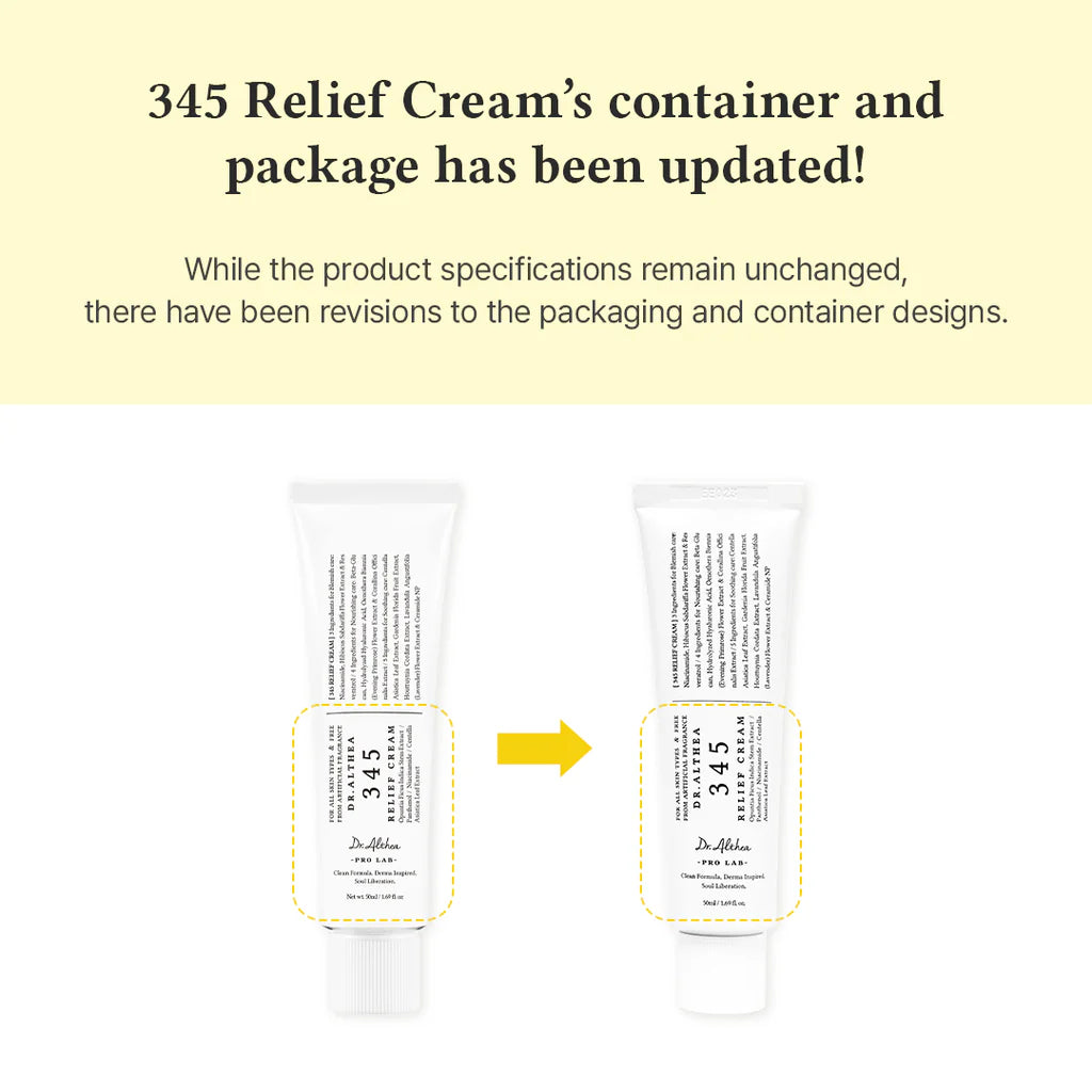 Packaging Dr Althea 345 Relief Cream