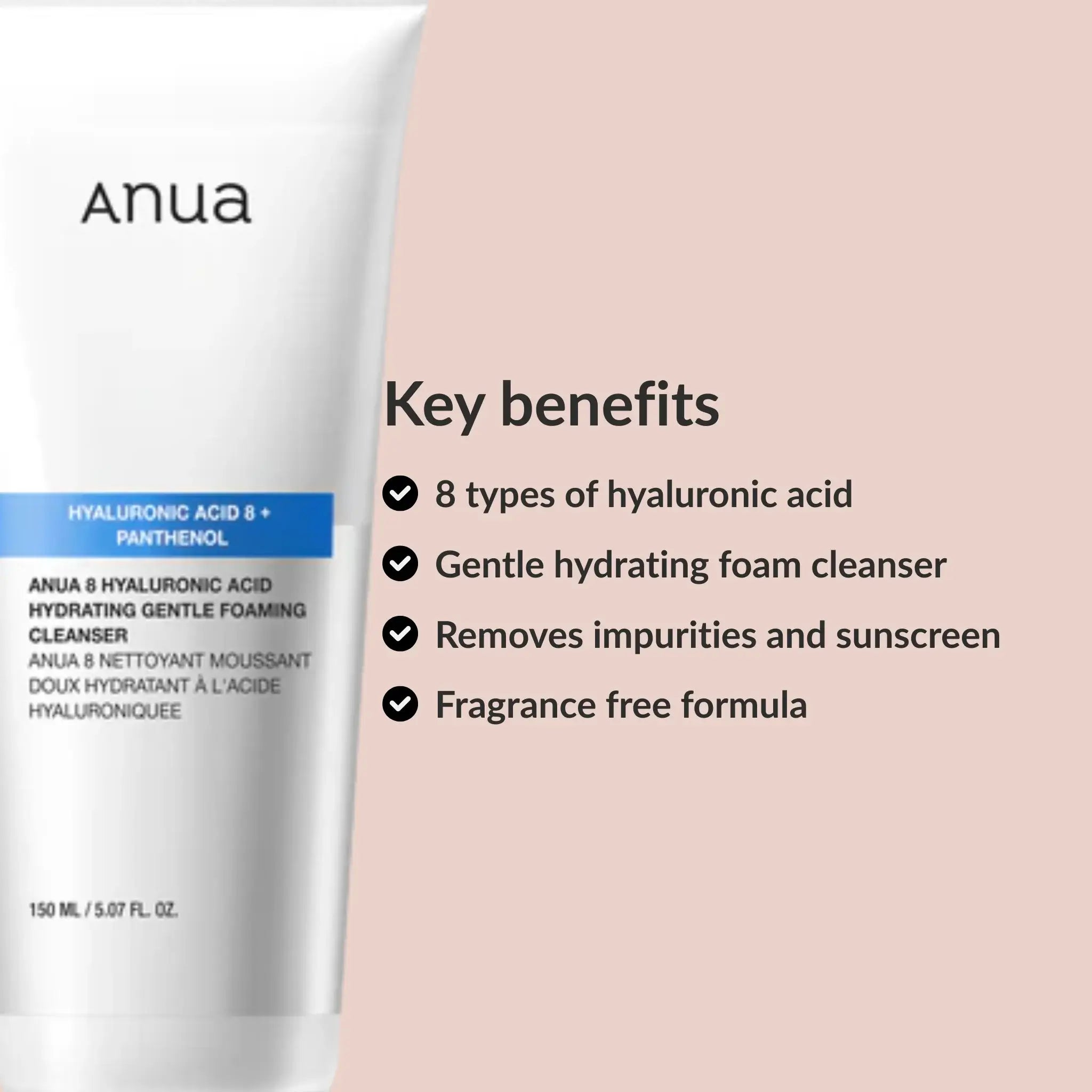8 Hyaluronic Acid Hydrating Gentle Foaming Cleanser