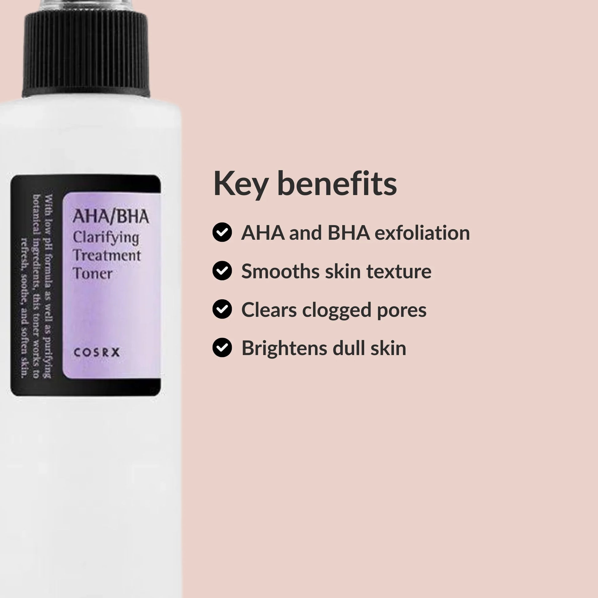 `Benefits COSRX AHA/BHA Clarifying Treatment Toner