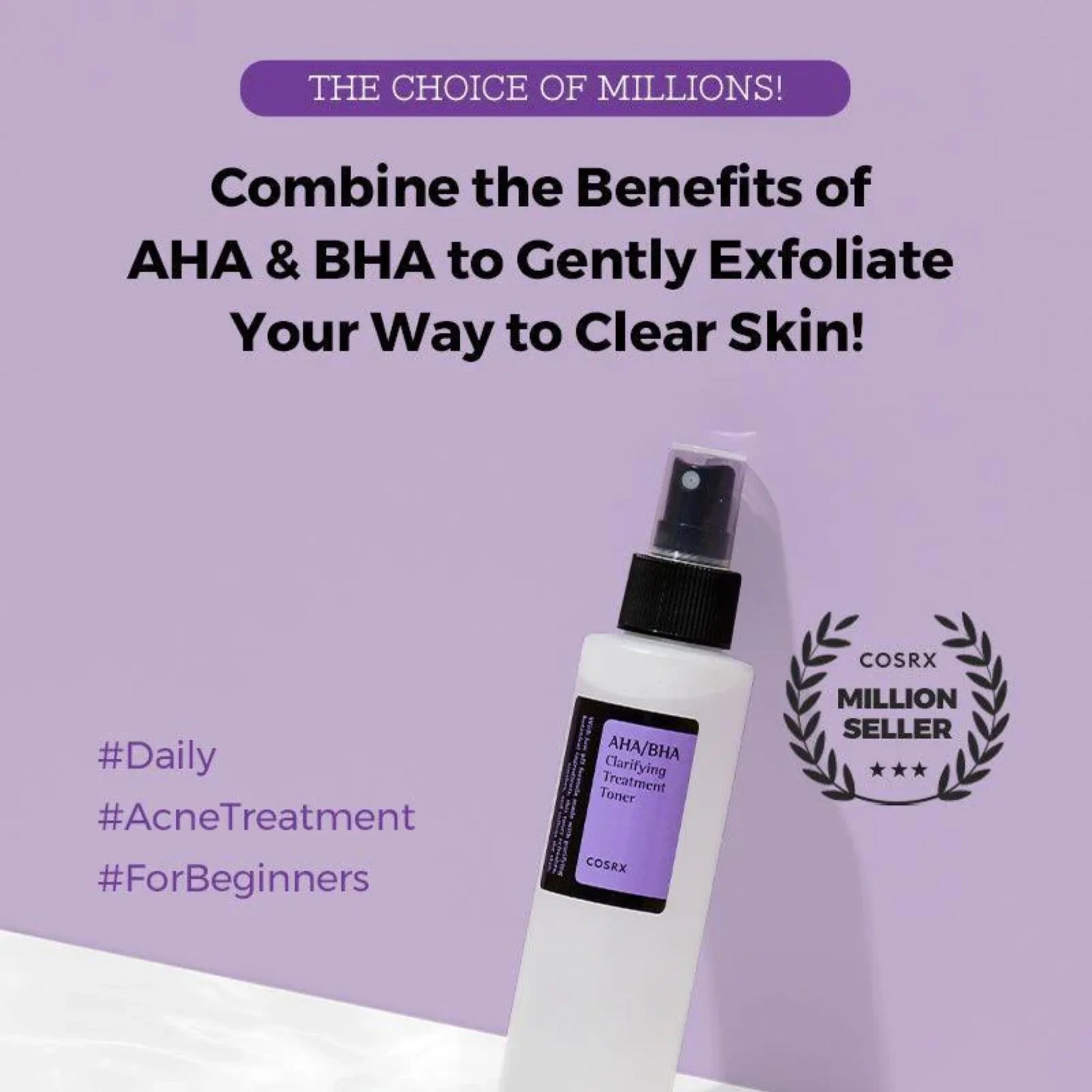 COSRX AHA/BHA Clarifying Treatment Toner