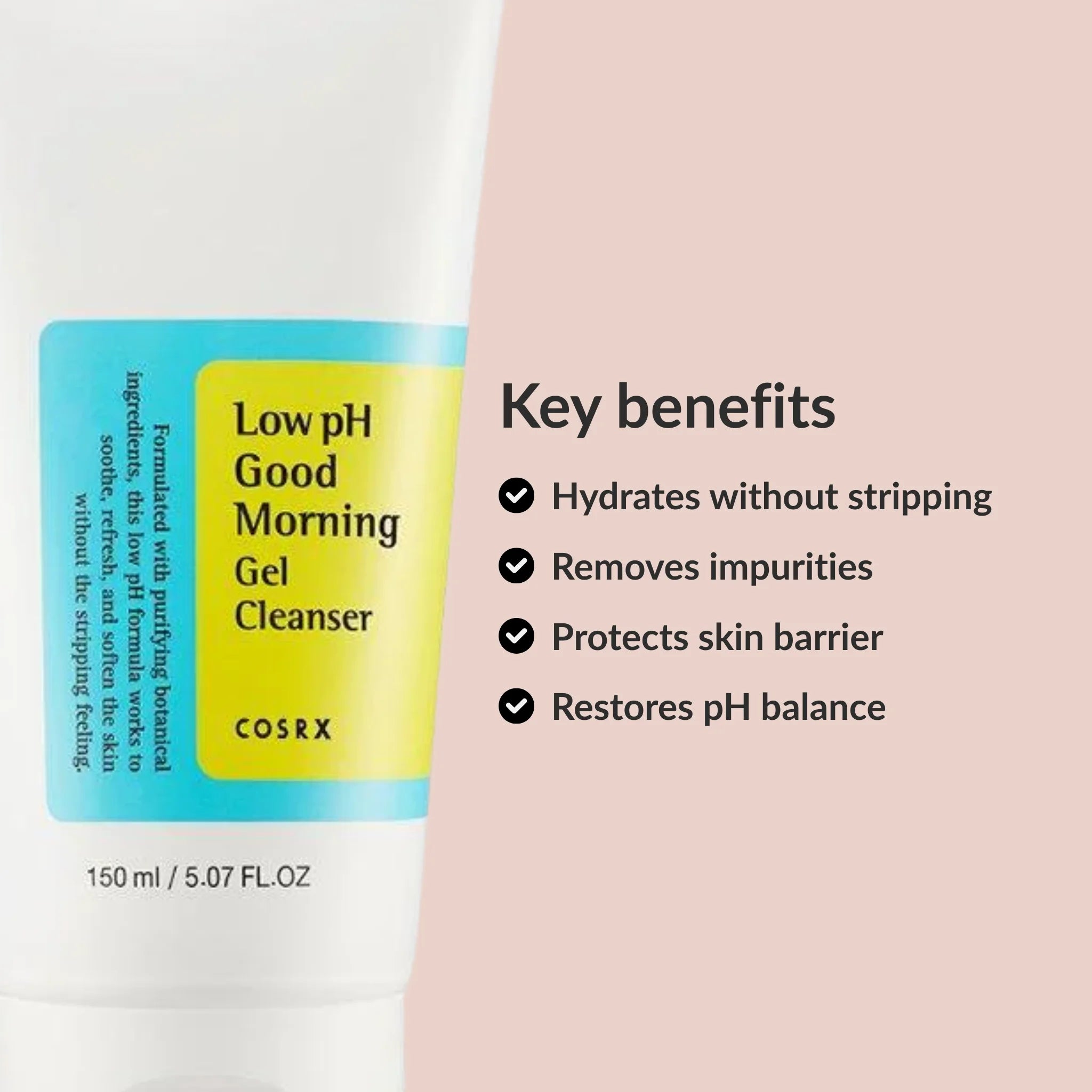 Benefits COSRX Low pH Good Morning Gel Cleanser