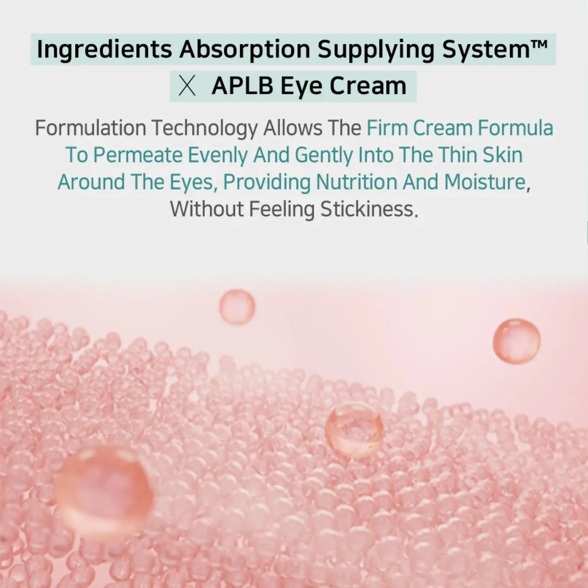 Ingredients APLB Glutathione Niacinamide Eye Cream
