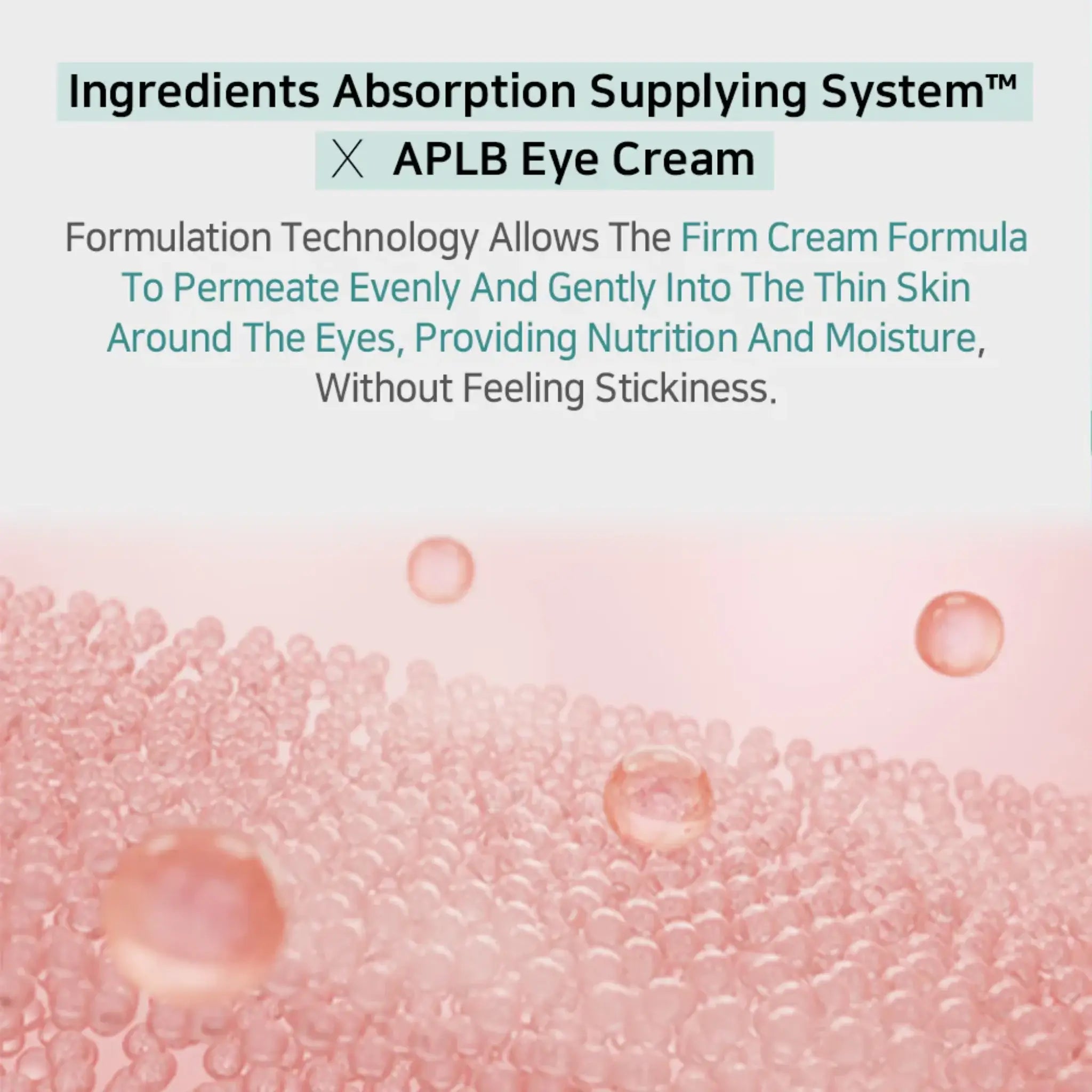 Ingredients APLB Glutathione Niacinamide Eye Cream
