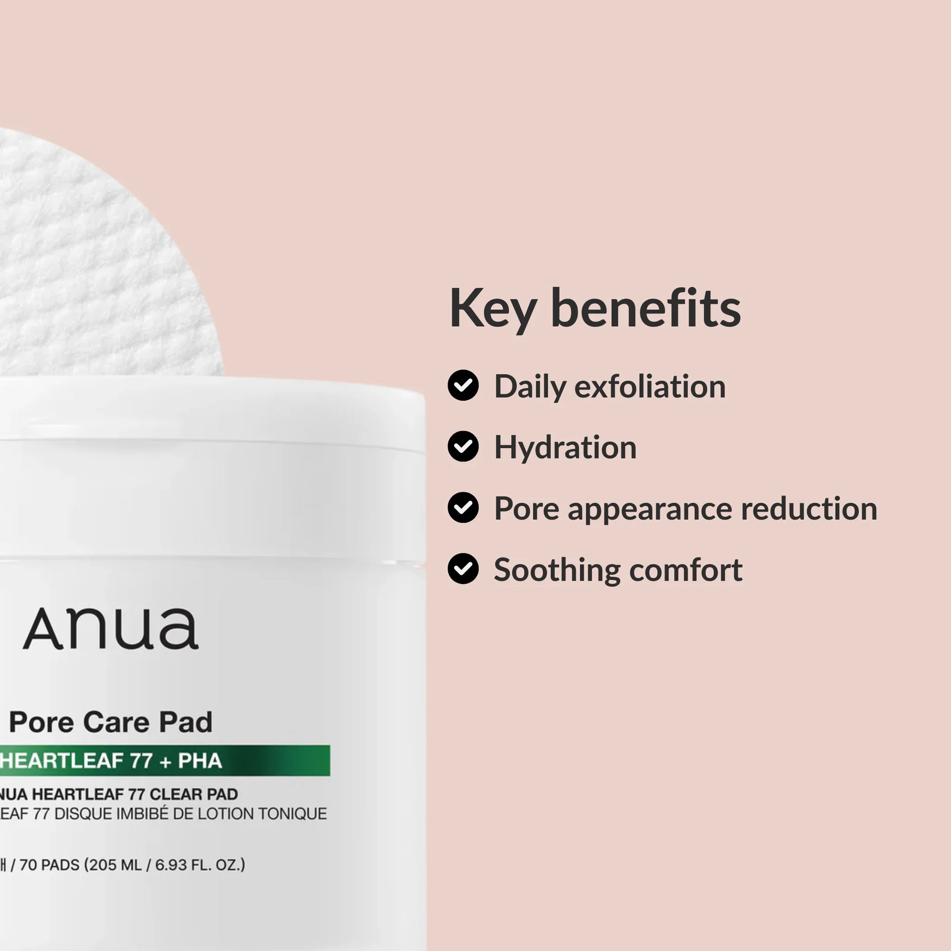 Benefits Anua Heartleaf 77% Clear Toner Pad