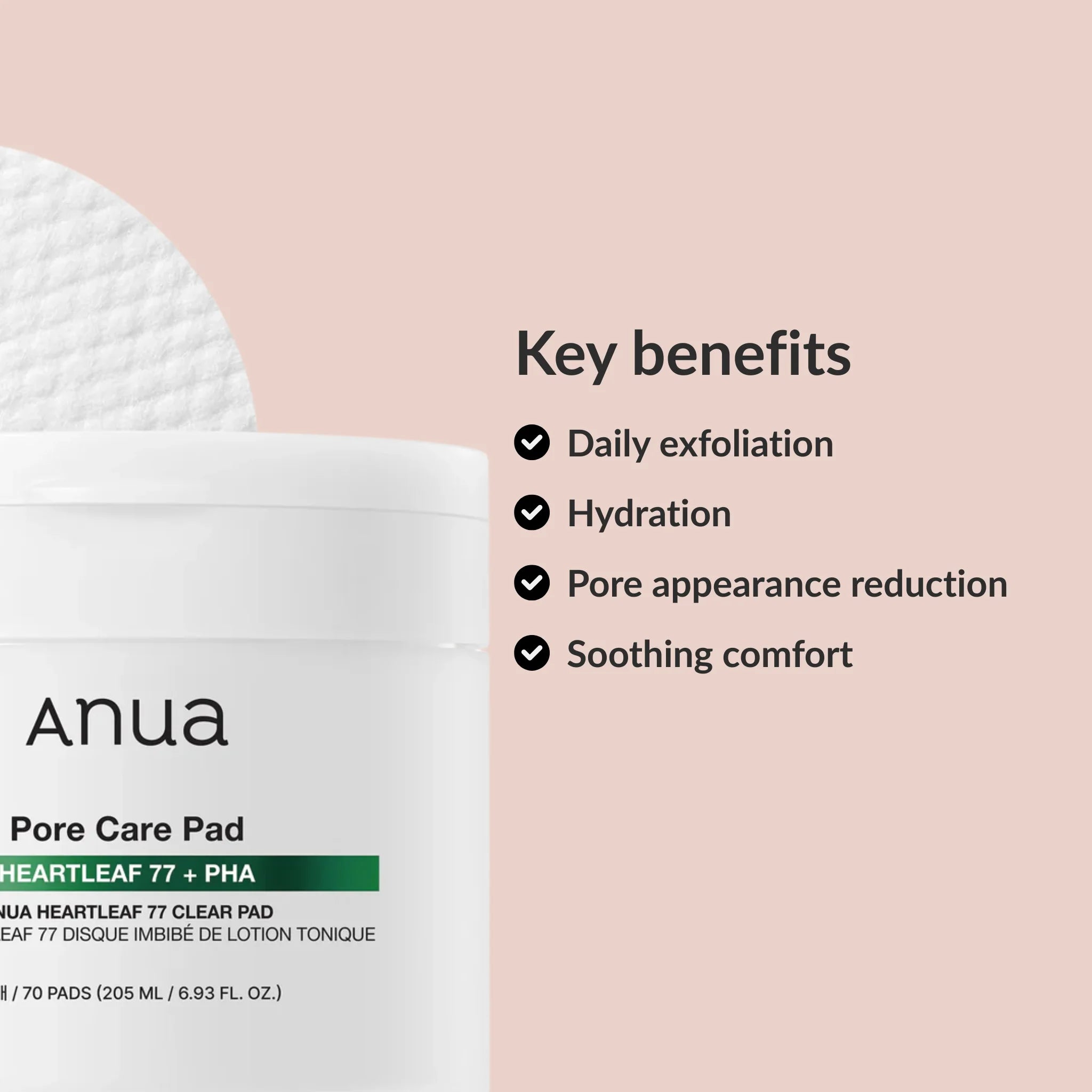 Benefits Anua Heartleaf 77% Clear Toner Pad