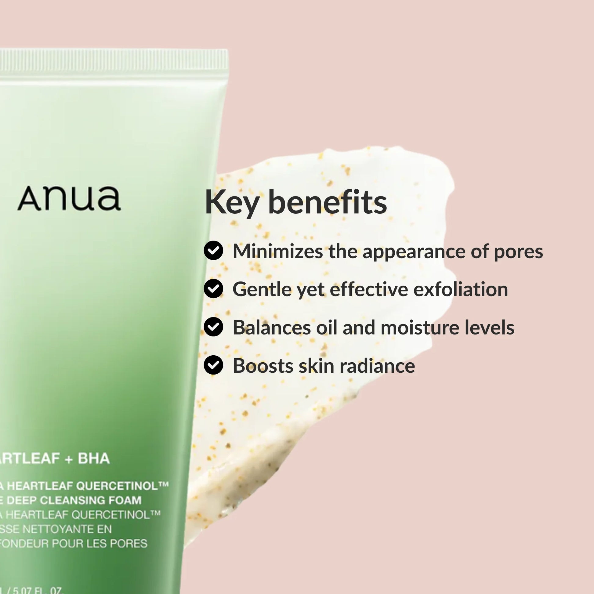 Benefits Anua Heartleaf Quercetinol Pore Deep Cleansing Foam
