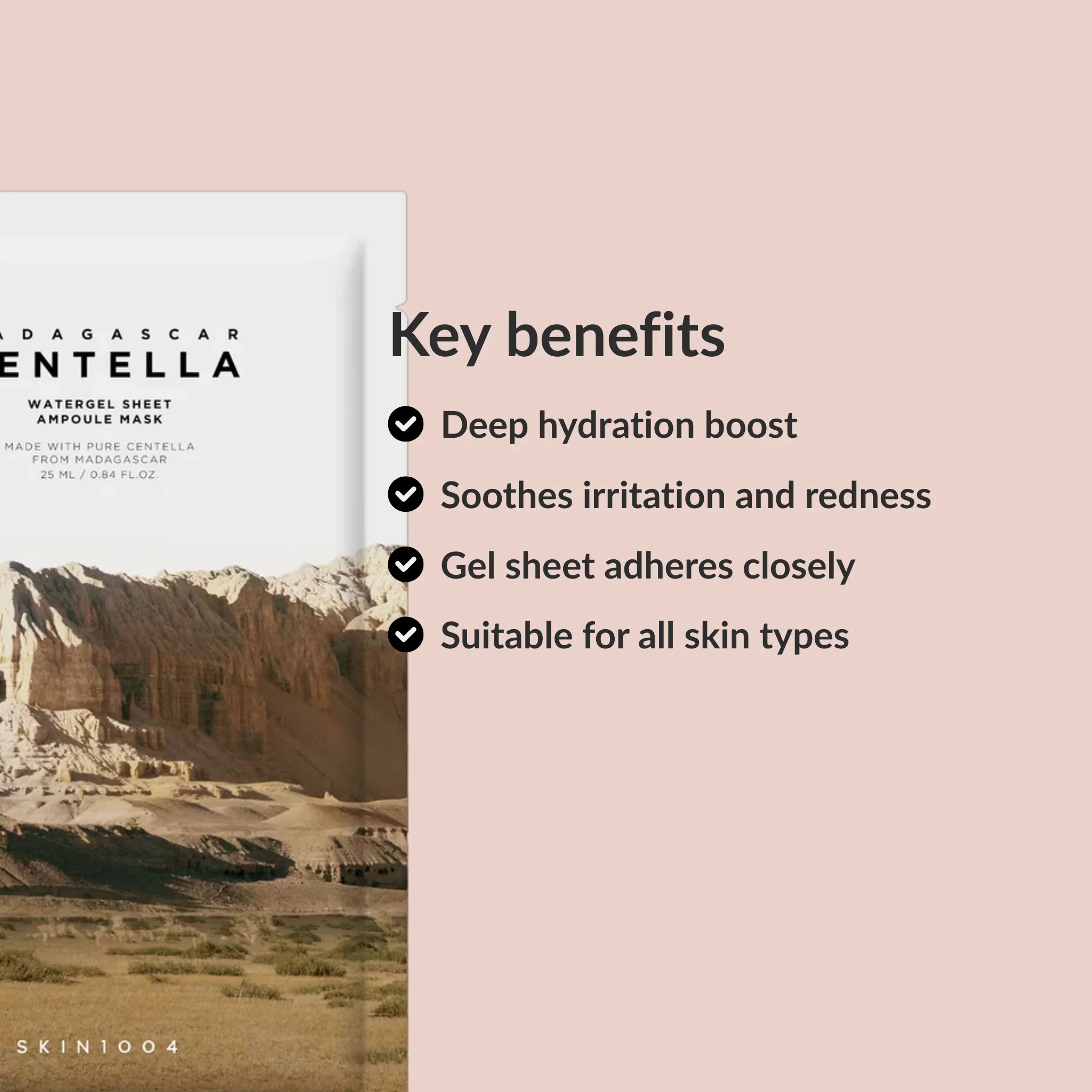 Benefits SKIN1004 Madagascar Centella Watergel Sheet Ampoule Mask