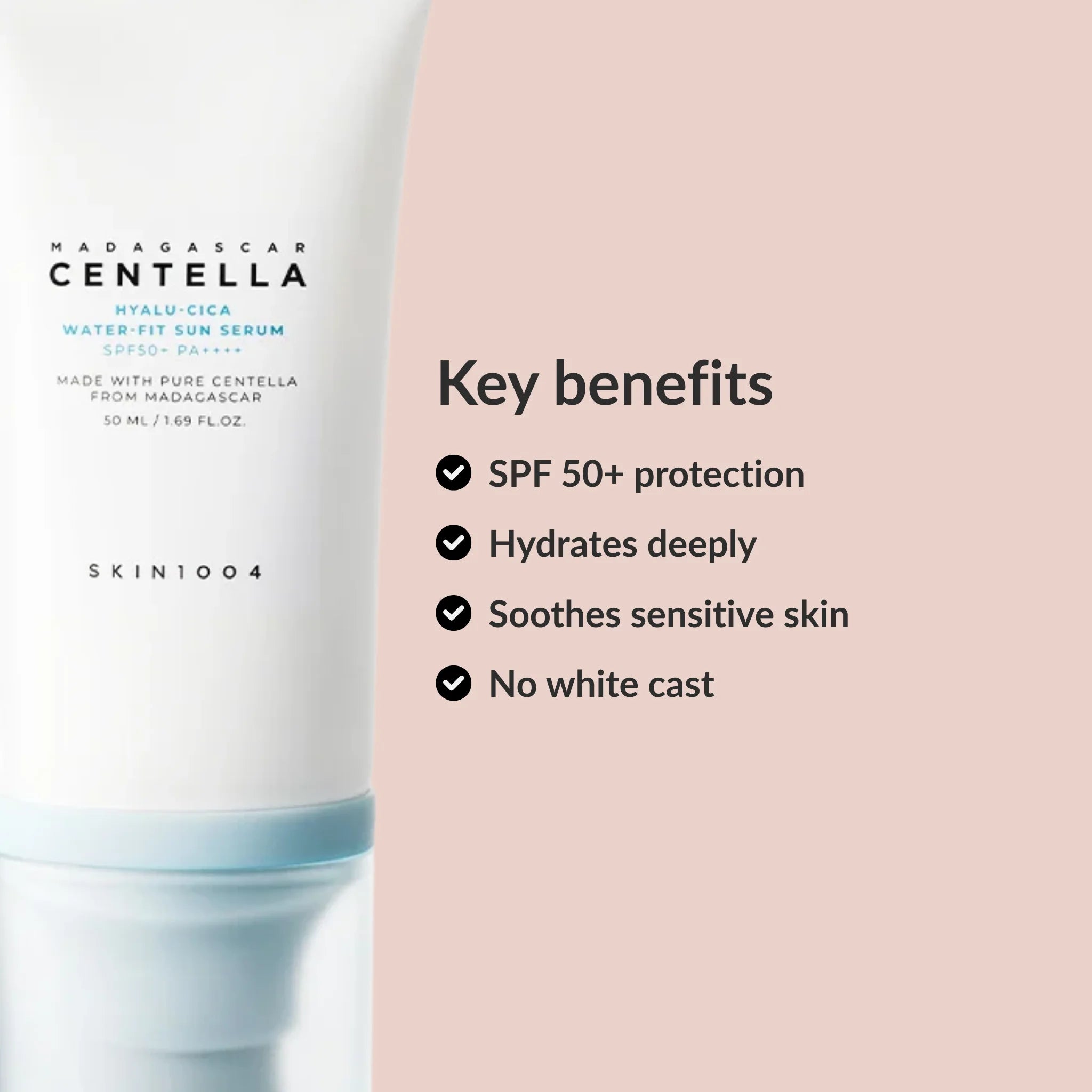 Madagascar Centella Hyalu-Cica Water-Fit Sun Serum SPF50+