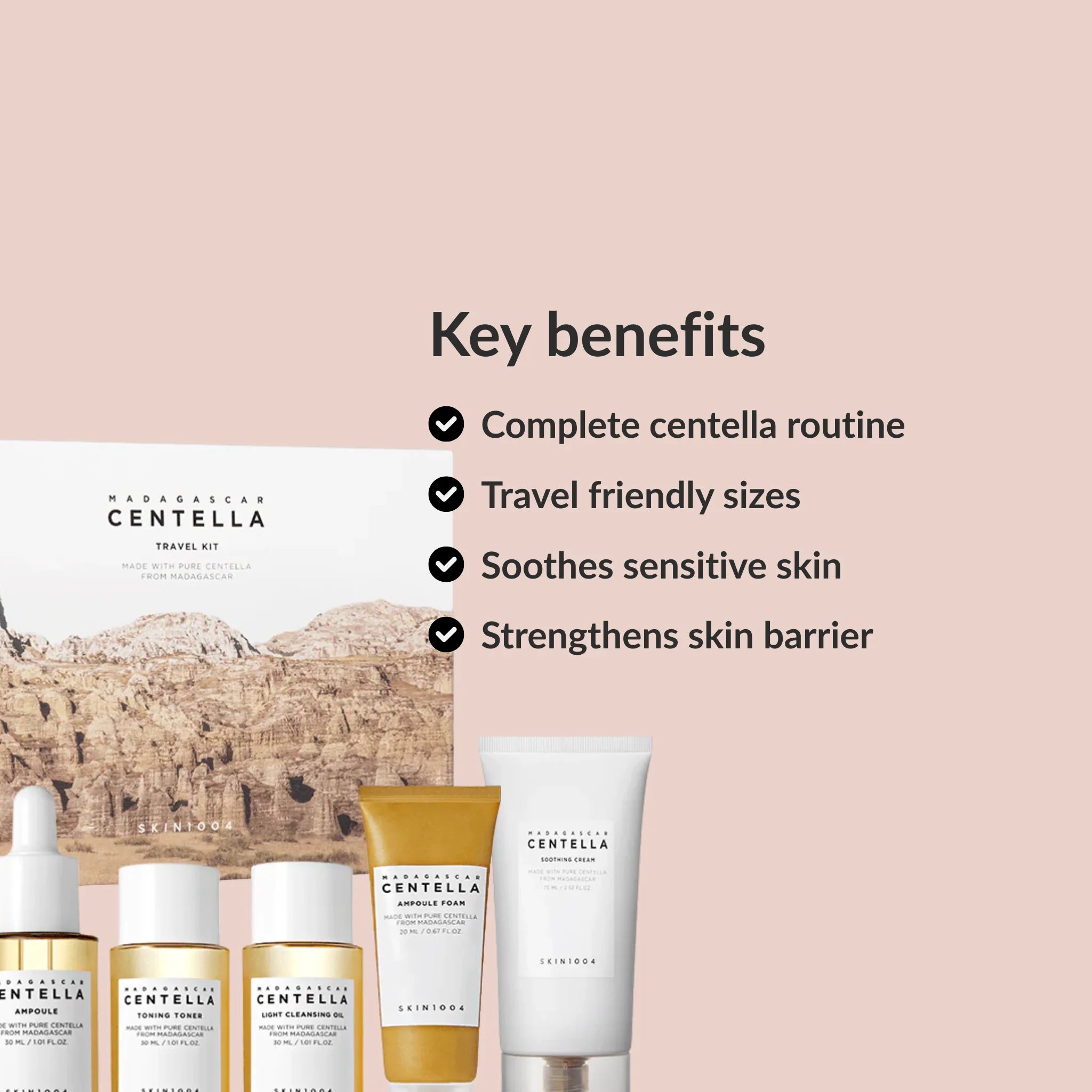 Benefits SKIN1004 Madagascar Centella Travel Kit