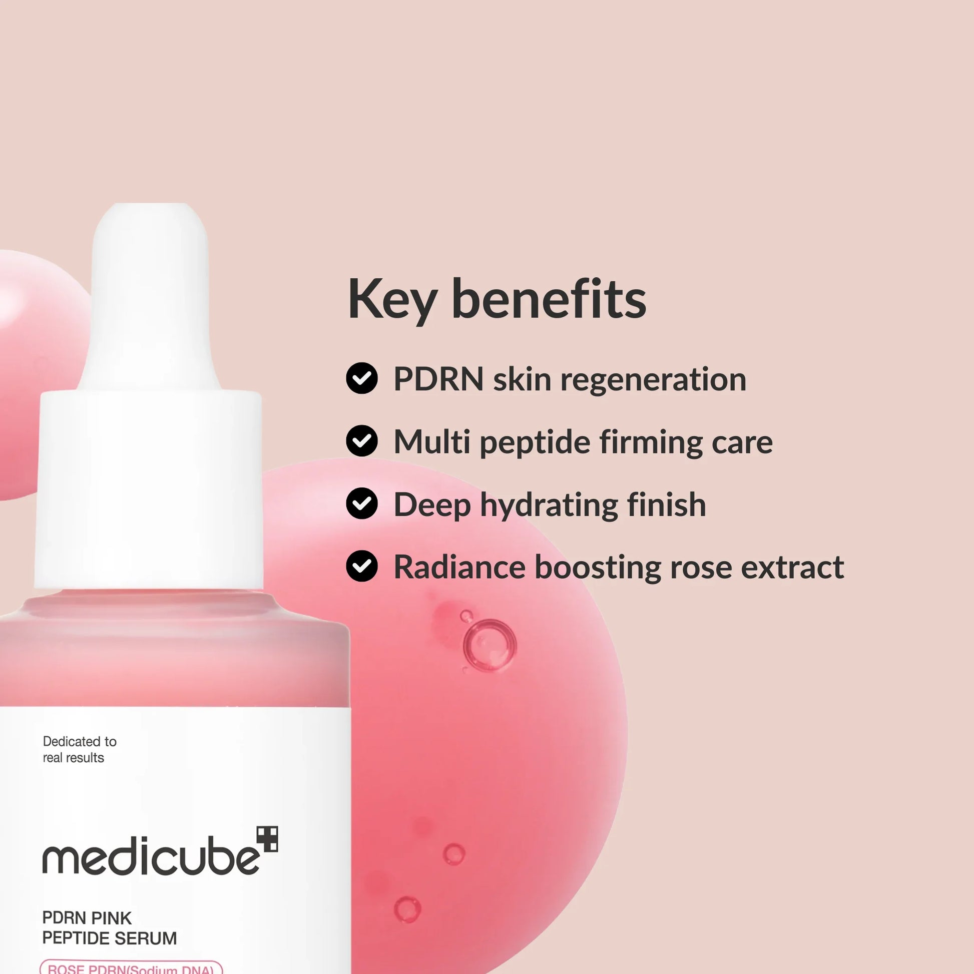 Benefits Medicube Rose PDRN Pink Peptide Serum