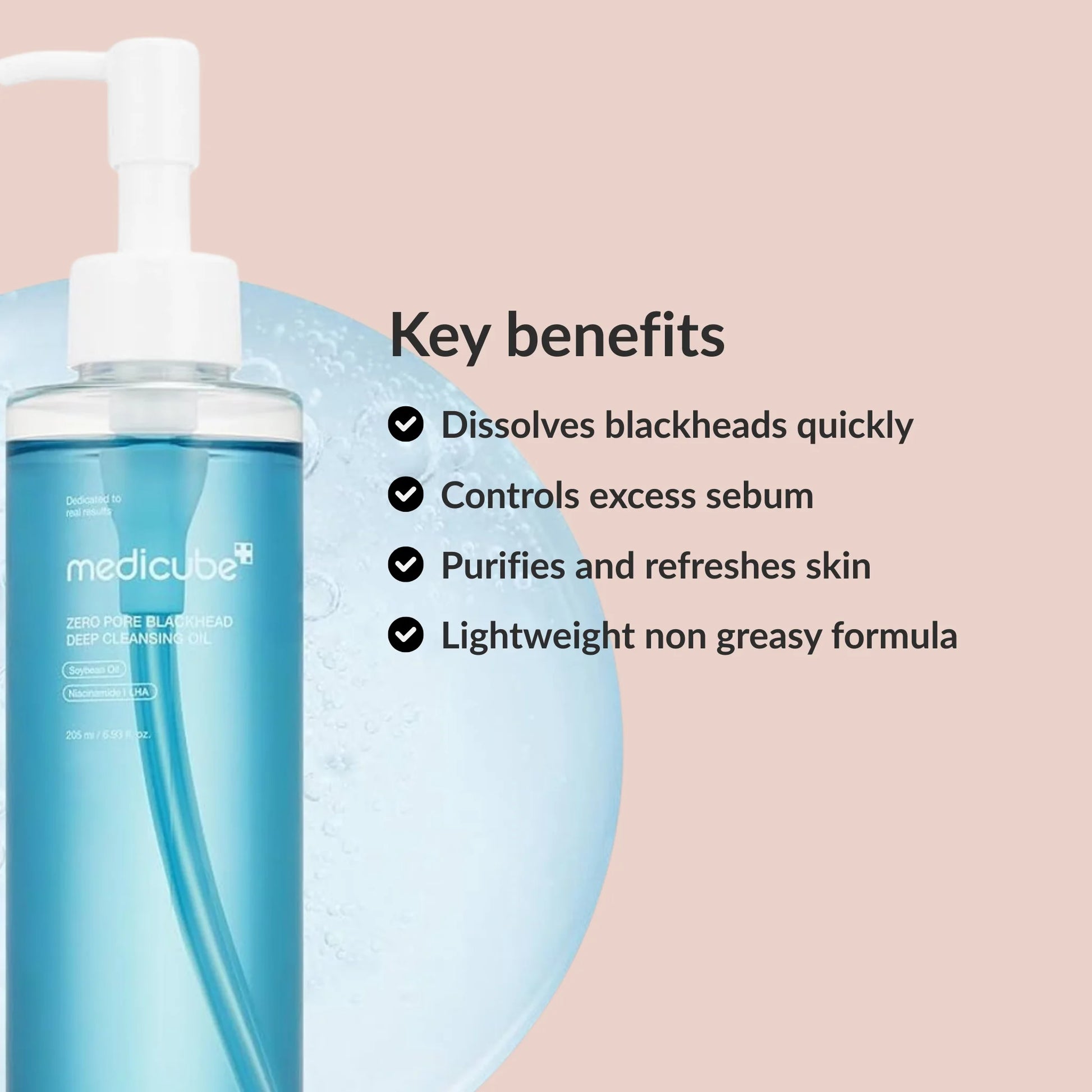 Benefits Medicube Zero Pore Blackhead Deep Cleansing Oil
