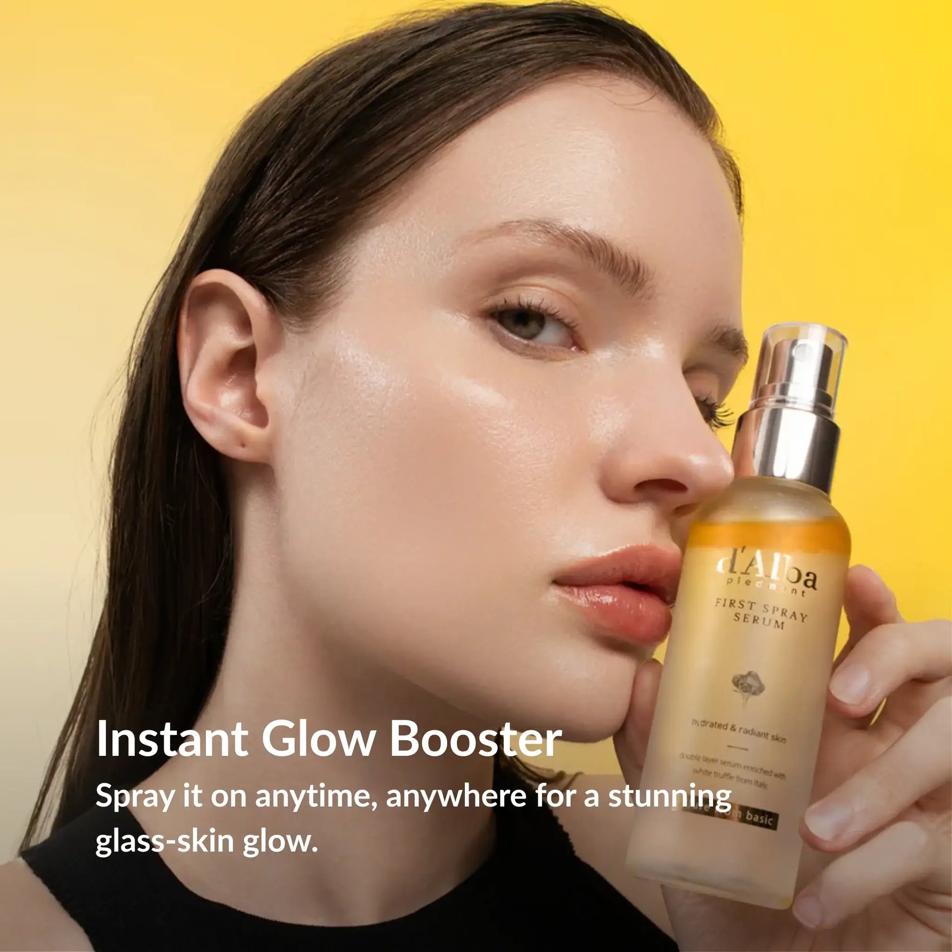 Boost your glow with d'Alba White Truffle First Spray Serum