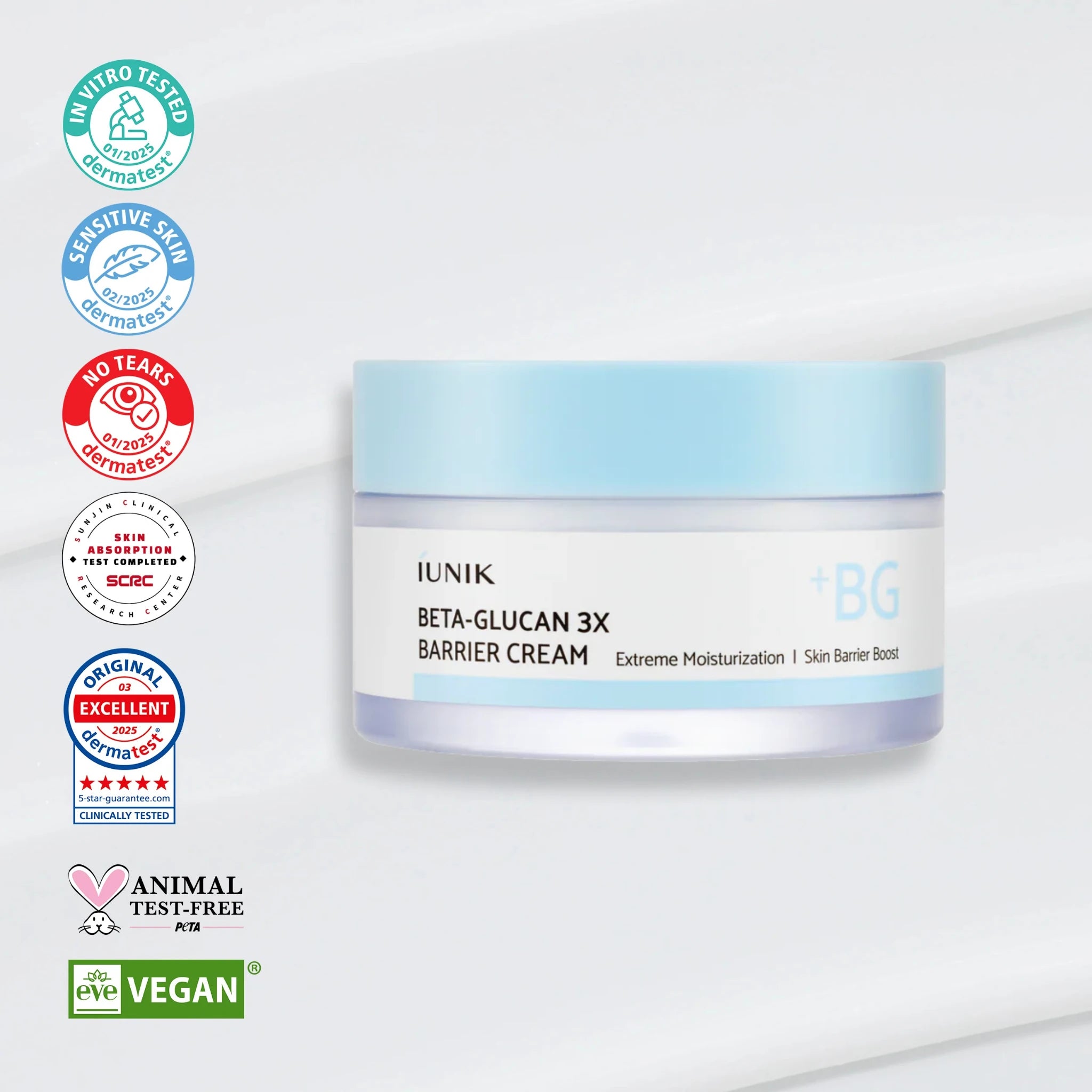 iUNIK Beta Glucan 3X Barrier Cream